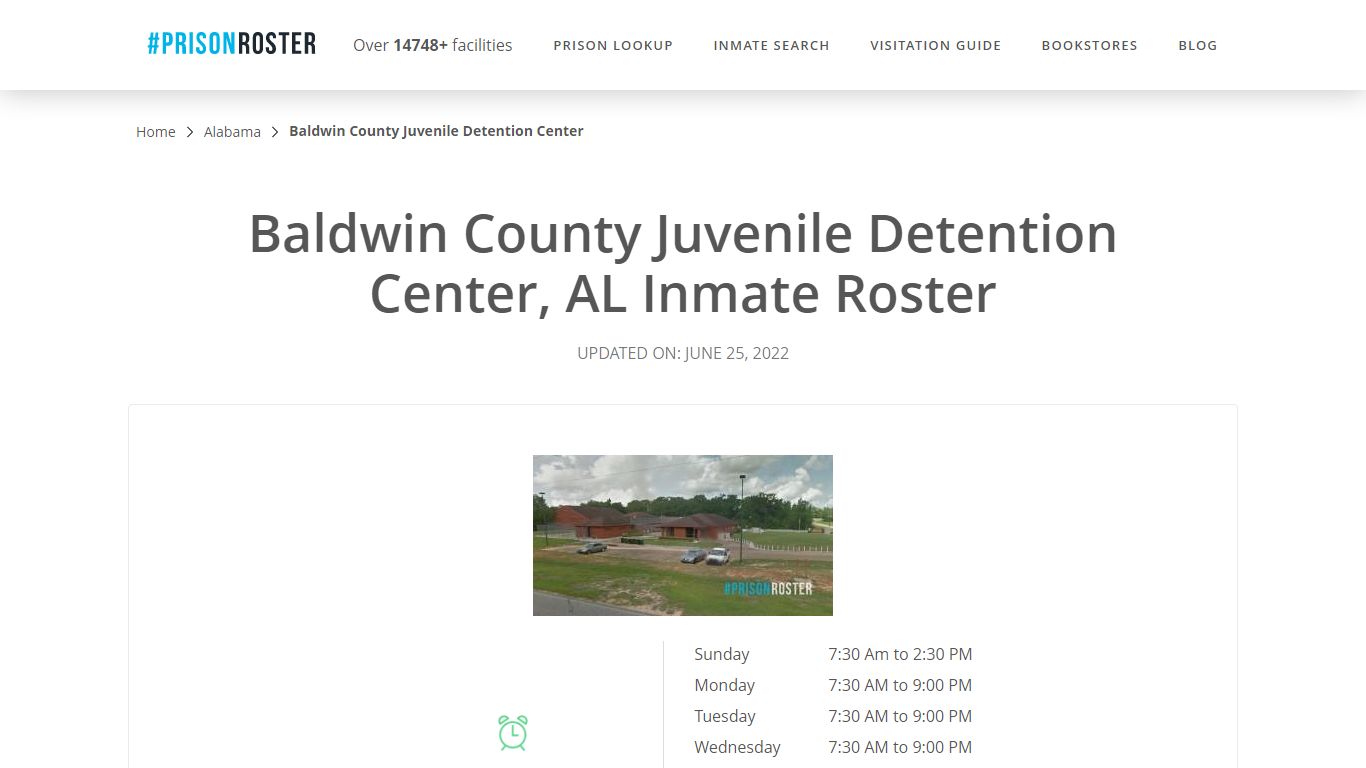 Baldwin County Juvenile Detention Center, AL Inmate Roster